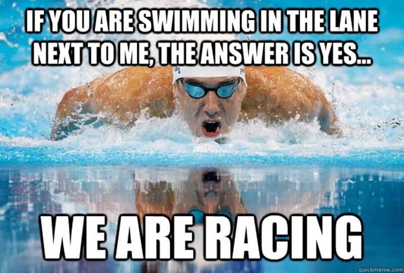 Everyone has some feelings about swimming. 