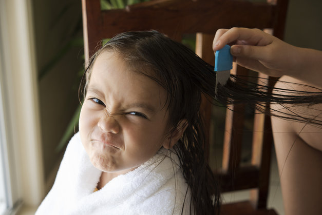 Child with Lice